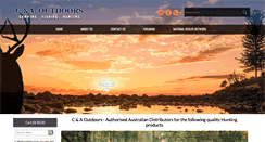 Desktop Screenshot of caoutdoors.com.au